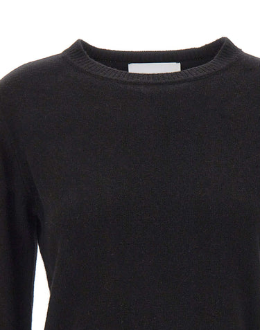 KAOS Maglia in lana con ruches BLACK Donna 