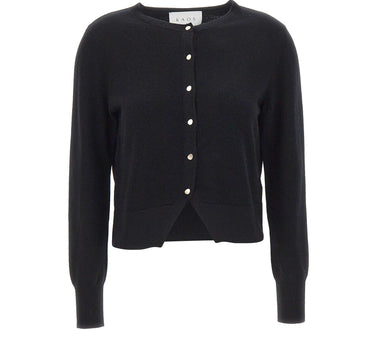 KAOS Cardigan in lana BLACK Donna 