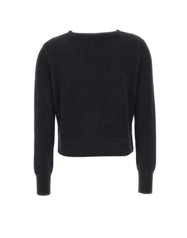 KAOS Cardigan in lana BLACK Donna 