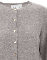 KAOS Cardigan in lana GREY Donna 