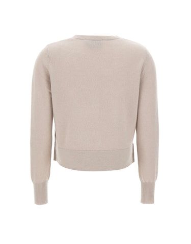 KAOS Cardigan in lana BEIGE Donna 