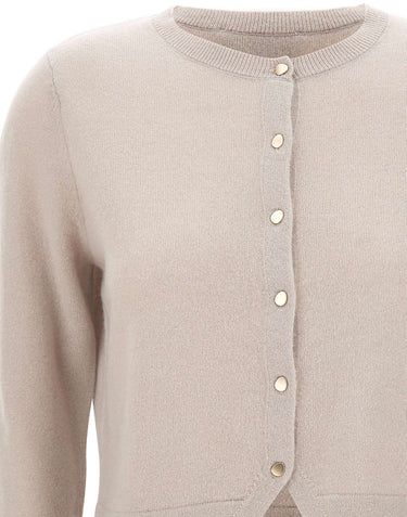KAOS Cardigan in lana BEIGE Donna 