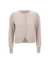 KAOS Cardigan in lana BEIGE Donna 