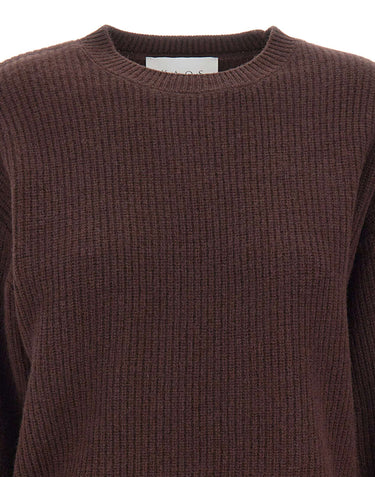 KAOS Maglia con bottoni sulle maniche BROWN Donna 