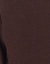 KAOS Maglia con bottoni sulle maniche BROWN Donna 