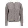 KAOS Cardigan in lana con strass GREY Donna 