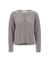 KAOS Cardigan in lana con strass GREY Donna 