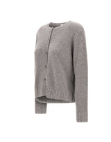 KAOS Cardigan in lana con strass GREY Donna 