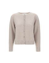 KAOS Cardigan in lana con strass BEIGE Donna 