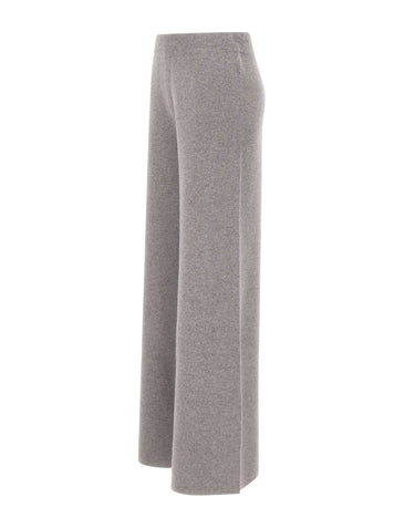 KAOS Pantaloni in maglia di lana GREY Donna 