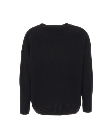 KAOS Maglia in lana BLACK Donna 