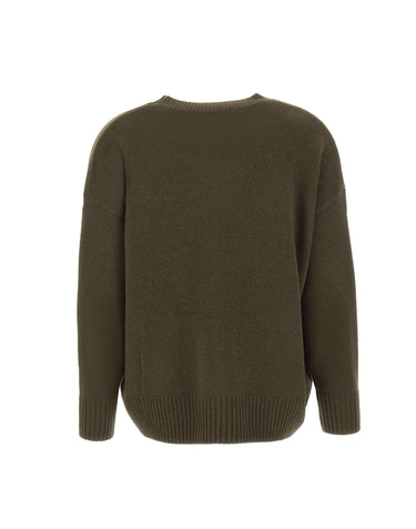 KAOS Maglia in lana GREEN Donna 