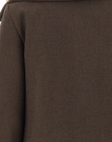 KAOS Giacca con collo in ecopelliccia BROWN Donna 