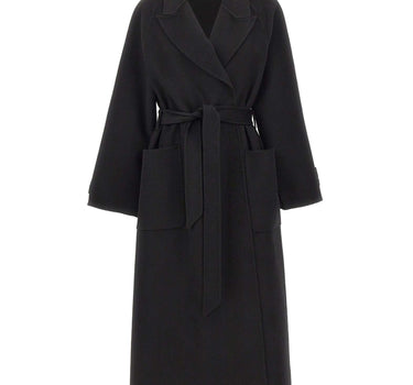 KAOS Cappotto in misto lana BLACK Donna 