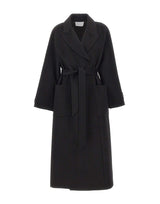 KAOS Cappotto in misto lana BLACK Donna 