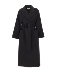 KAOS Cappotto in misto lana BLACK Donna 
