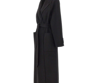 KAOS Cappotto in misto lana BLACK Donna 