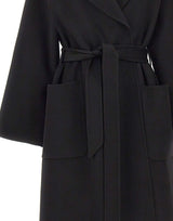 KAOS Cappotto in misto lana BLACK Donna 