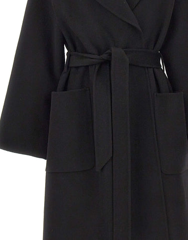 KAOS Cappotto in misto lana BLACK Donna 