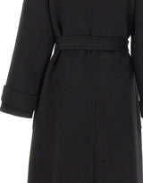 KAOS Cappotto in misto lana BLACK Donna 