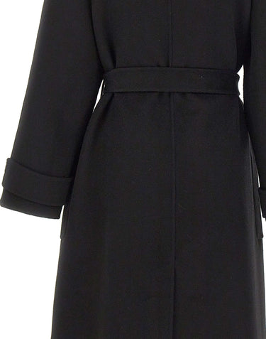 KAOS Cappotto in misto lana BLACK Donna 