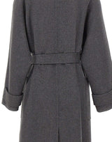 KAOS Cappotto in misto lana GREY Donna 
