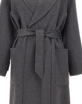 KAOS Cappotto in misto lana GREY Donna 