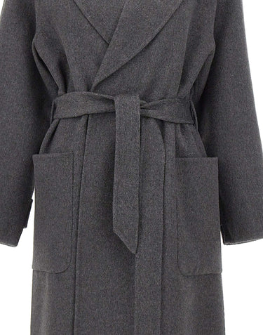 KAOS Cappotto in misto lana GREY Donna 