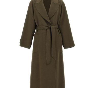 KAOS Cappotto in misto lana GREEN Donna 
