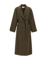 KAOS Cappotto in misto lana GREEN Donna 