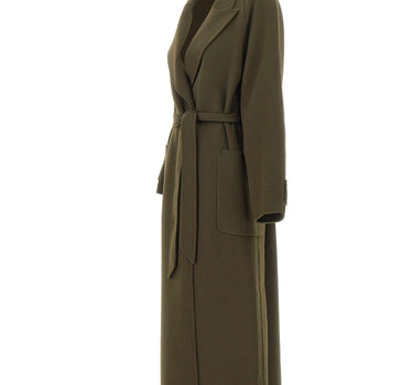 KAOS Cappotto in misto lana GREEN Donna 