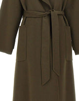KAOS Cappotto in misto lana GREEN Donna 