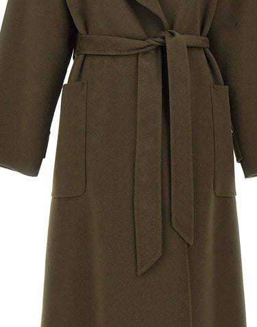 KAOS Cappotto in misto lana GREEN Donna 