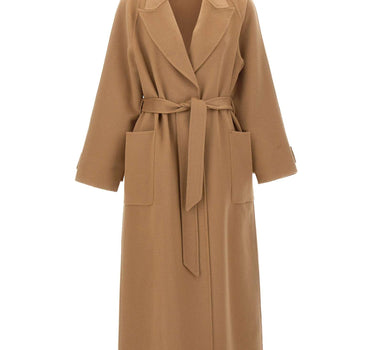KAOS Cappotto in misto lana BROWN Donna 