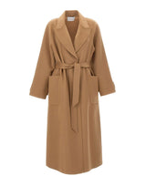 KAOS Cappotto in misto lana BROWN Donna 