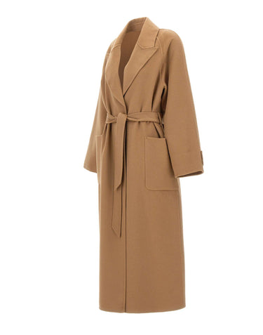 KAOS Cappotto in misto lana BROWN Donna 