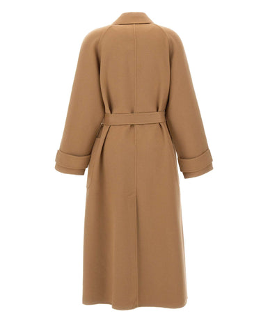 KAOS Cappotto in misto lana BROWN Donna 