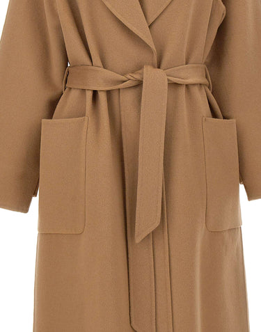 KAOS Cappotto in misto lana BROWN Donna 