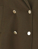 KAOS Giacca con collo in eco pelliccia GREEN Donna 