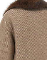 KAOS Giacca con pelliccia removibile BEIGE Donna 