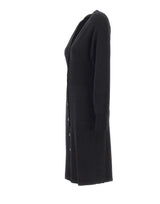 KAOS Abito lungo in maglia BLACK Donna 