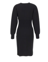 KAOS Abito lungo in maglia BLACK Donna 