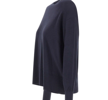 KAOS Maglia con abbotonatura posteriore BLUE Donna 