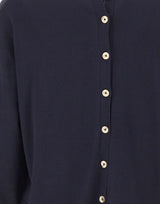 KAOS Maglia con abbotonatura posteriore BLUE Donna 