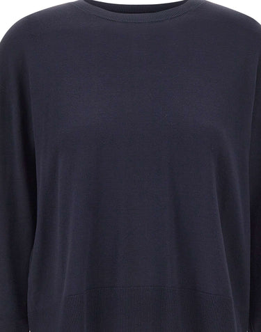 KAOS Maglia con abbotonatura posteriore BLUE Donna 