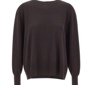 KAOS Maglia con abbotonatura posteriore BROWN Donna 