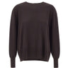 KAOS Maglia con abbotonatura posteriore BROWN Donna 