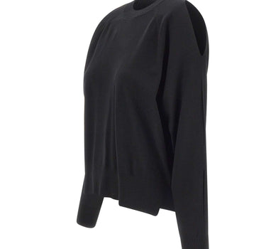 KAOS Maglia con cut-out sulle spalle BLACK Donna 