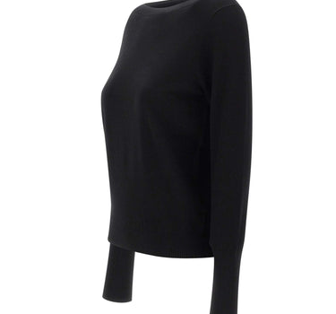 KAOS Maglia con scollo a barca BLACK Donna 
