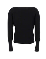 KAOS Maglia con scollo a barca BLACK Donna 
